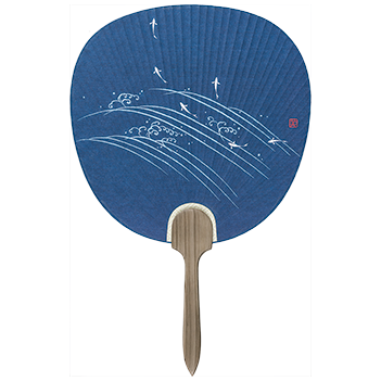 203 都うちわ　鮎